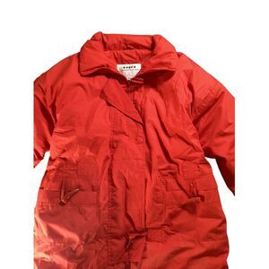 Vintage 90s Diadora Vero Piumino Red Down Filled Parka Jacket XL